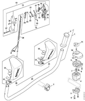 Bild von Griffrohr, Bedienungsgriff FS 261