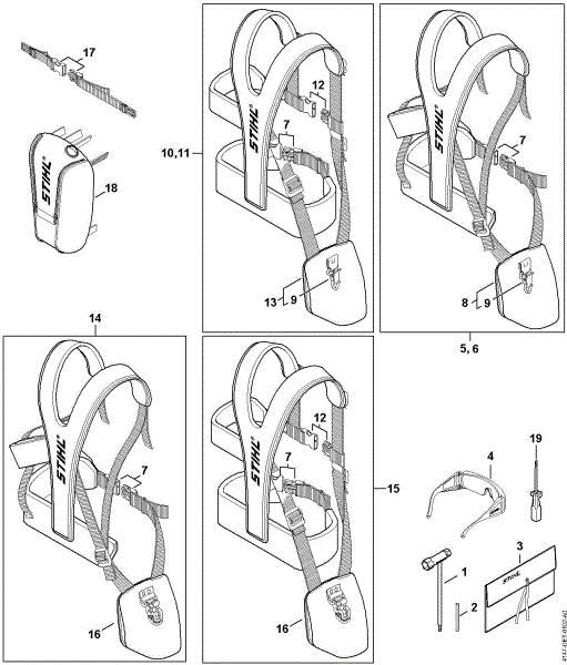 Bild von Werkzeuge, Doppelschultergurt FS 261