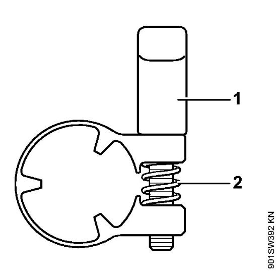 Motorsensen (FS) FS 40 - 4130 Spannschelle der Marke Stihl