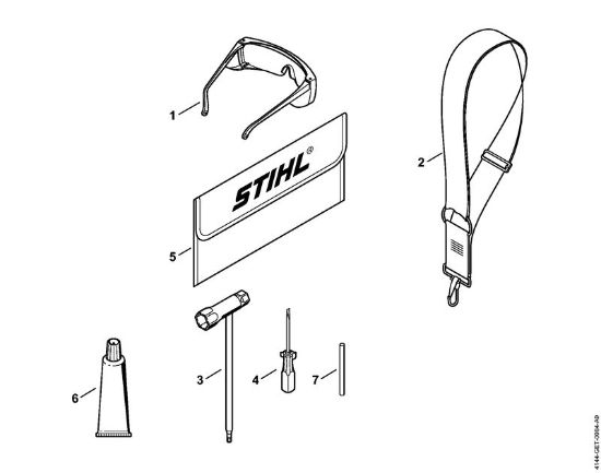 Motorsensen (FS) FS 50 C-E Werkzeuge, Sonderzubehör der Marke Stihl