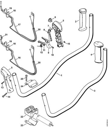 Motorsensen (FS) FS 56 (4144) Zweihandgriff der Marke Stihl