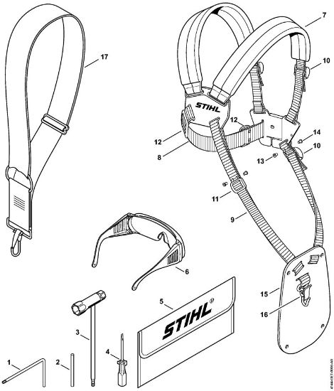 Motorsensen (FS) FS 56 C-E Werkzeuge, Sonderzubehör der Marke Stihl