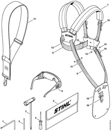 Motorsensen (FS) FS 56 R Werkzeuge, Sonderzubehör der Marke Stihl