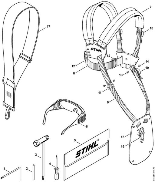 Motorsensen (FS) FS 56 R Werkzeuge, Sonderzubehör der Marke Stihl