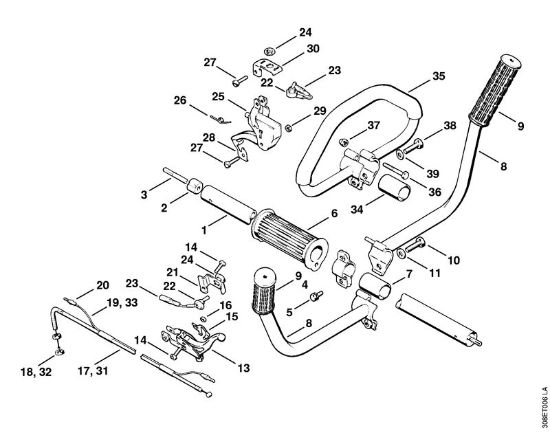 Motorsensen (FS) FS 65 Schaft der Marke Stihl