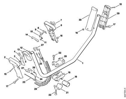 Motorsensen (FS) FS 72 R Zweihandgriff der Marke Stihl