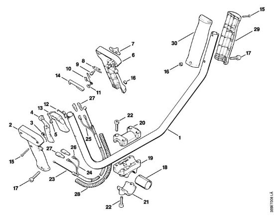 Motorsensen (FS) FS 74 Zweihandgriff der Marke Stihl