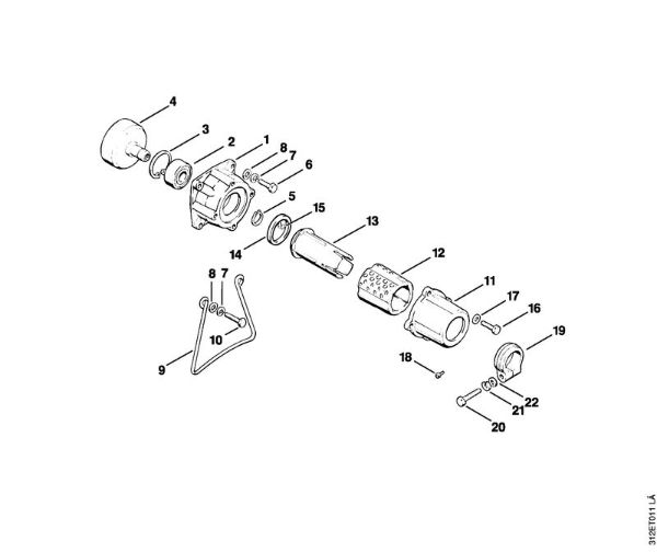 Motorsensen (FS) FS 80 AVE Kupplungsgehäuse AV der Marke Stihl