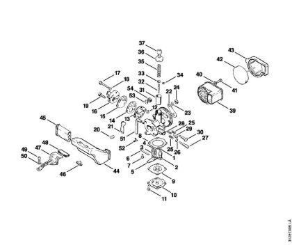 Motorsensen (FS) FS 80 RE Vergaser, Luftfilter der Marke Stihl