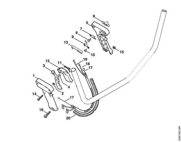 Motorsensen (FS) FS 85 Zweihandgriff der Marke Stihl