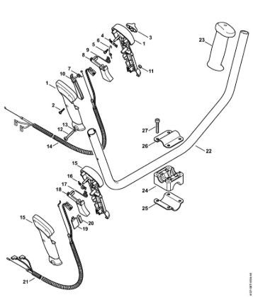 Motorsensen (FS) FS 85 Zweihandgriff USA, CDN, BR, PRC der Marke Stihl
