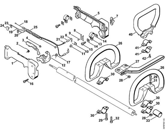 Motorsensen (FS) FS 88 Rundumgriff der Marke Stihl
