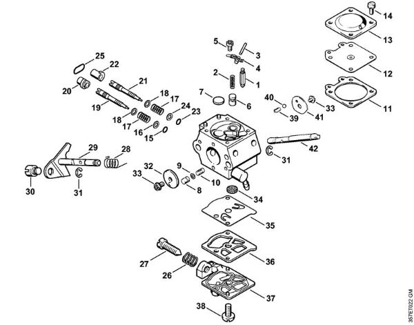 Motorsensen (FS) FS 88 Vergaser WT-367 der Marke Stihl
