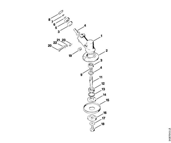 Motorsensen (FS) FS 90 - 4117 Getriebe der Marke Stihl