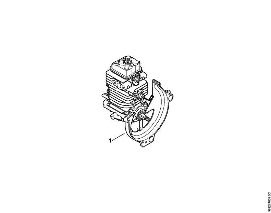 Motorsensen (FS) FS 90 - 4180 Maschinennummer der Marke Stihl