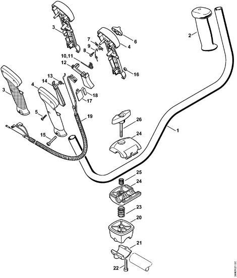 Motorsensen (FS) FS 90 - 4180 Zweihandgriff der Marke Stihl