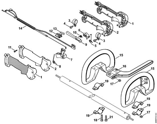 Motorsensen (FS) FS 90 R - 4180 Handgriff der Marke Stihl