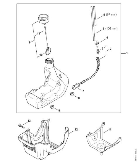 Bild von Kraftstofftank FR 235.0 T
