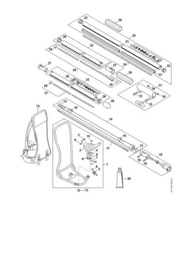 Bild von Tragrahmen, Schaft FR 235.0 T