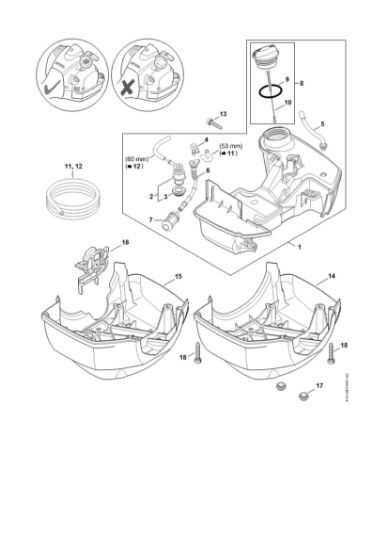 Bild von Kraftstofftank FR 410 C-E
