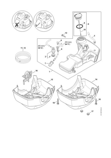 Bild von Kraftstofftank FR 410 C-E