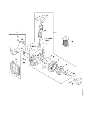 Bild von Anwerfvorrichtung FR 460 TC-E
