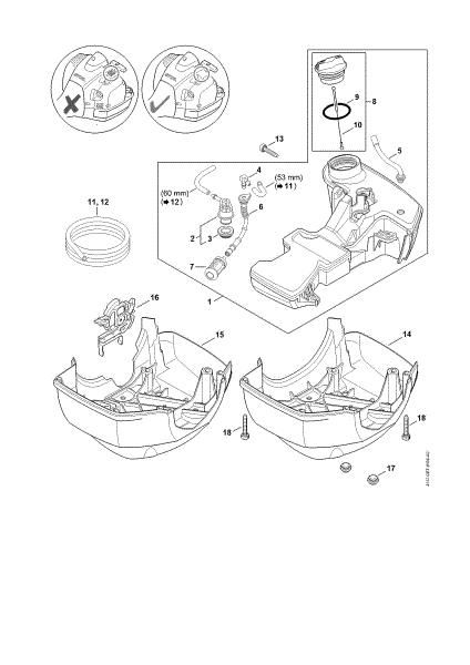 Bild von Kraftstofftank FR 460 TC-E