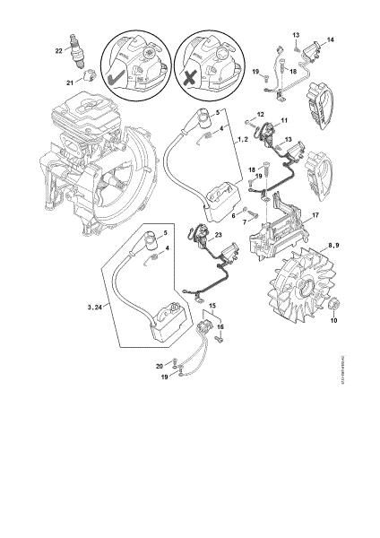 Bild von Zündanlage FR 460 TC-E