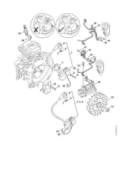 Bild von Zündanlage FR 460 TC-EFM