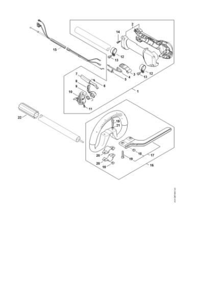 Bild von Bedienungsgriff FR 460 TC-EM