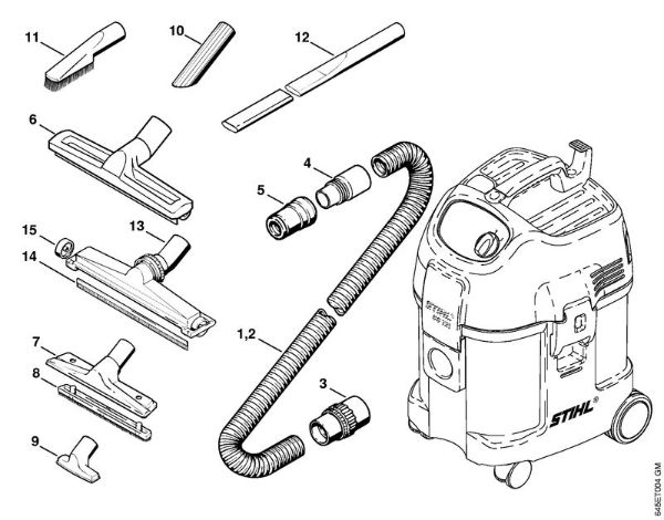 Sauger (SE) SE 121 Sonderzubehör der Marke Stihl