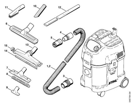Sauger (SE) SE 121 E Sonderzubehör der Marke Stihl
