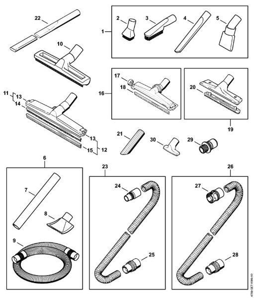Sauger (SE) SE 133 ME Zubehör der Marke Stihl