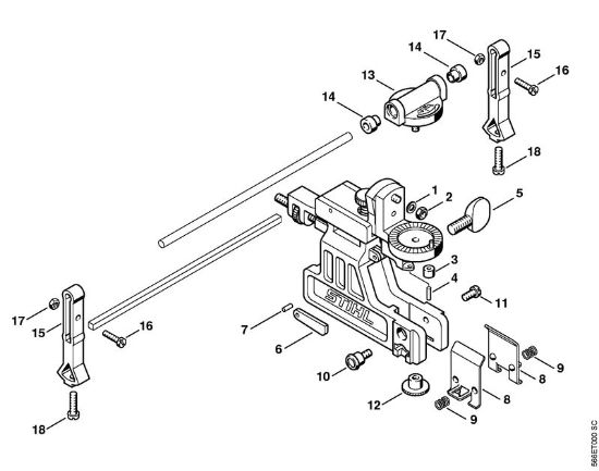 FG 3 FG 3 Feilgerät FG 3 der Marke Stihl