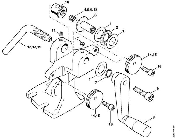 NG 5 NG 5 Nietgerät NG 5, Sonderzubehör der Marke Stihl
