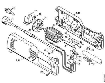 EC 70 EC 70 Elektromotor der Marke Stihl