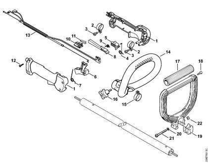 FC 100, FC 110 FC 110 Handgriff, Bügelgriff der Marke Stihl