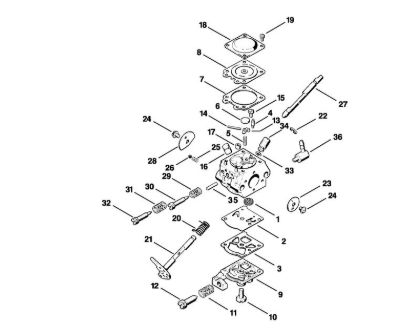 FC 44 FC 44 Vergaser WT-160 der Marke Stihl