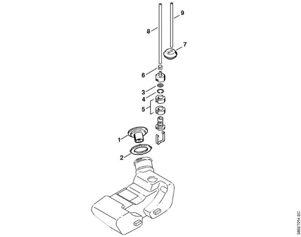 FC 72 FC 72 Luftfilter, Kraftstofftank (05.94) der Marke Stihl