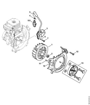 BC 230 BC 230 Zündanlage, Kupplung der Marke Stihl
