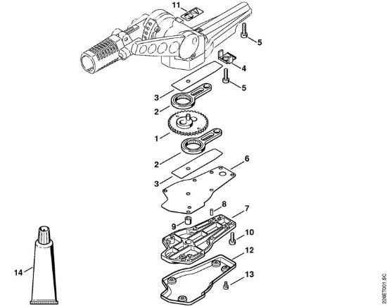 FH 75 FH 75 Messergetriebe 135Â° einstellbar der Marke Stihl