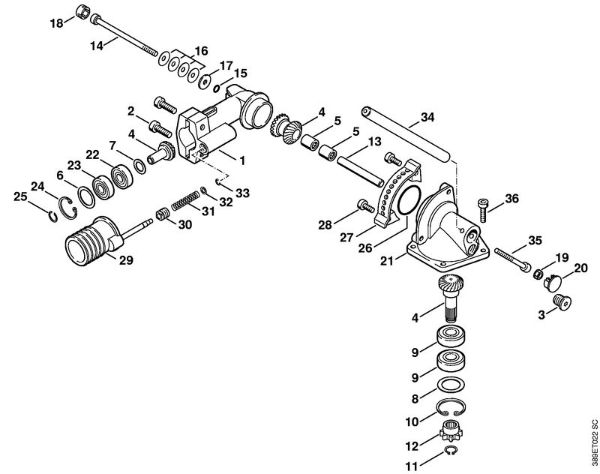 FH 75 FH 75 Winkelgetriebe 0Â° - 90Â° (46.2000) der Marke Stihl