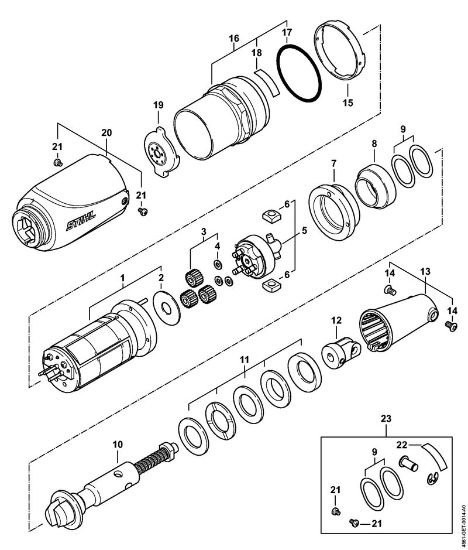 ASA 65 ASA 65 Elektromotor der Marke Stihl