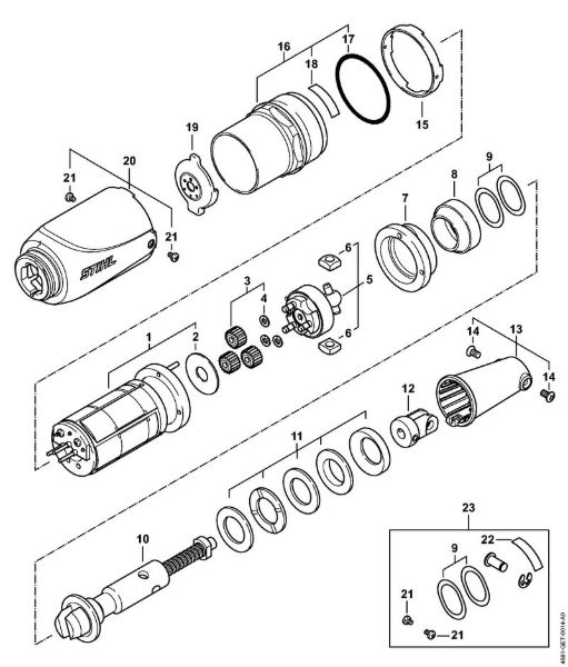 ASA 65 ASA 65 Elektromotor der Marke Stihl