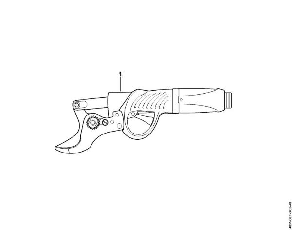 ASA 85 ASA 85 Akku-Astschere Maschinennummer der Marke Stihl