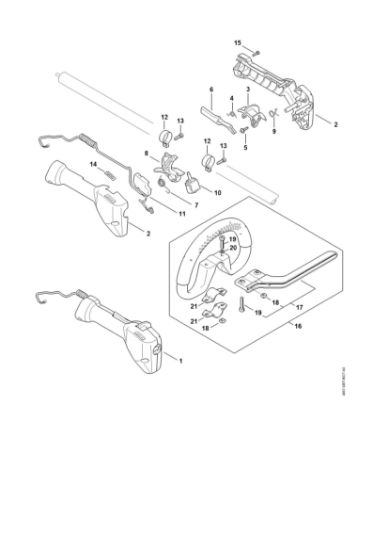 Bild von Bedienungsgriff KMA 130 R