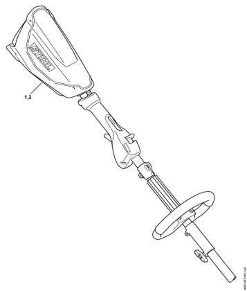 Akku-Kombimotoren (KMA) KMA 130 R Maschinennummer der Marke Stihl