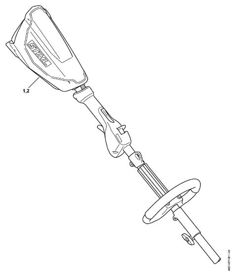 Akku-Kombimotoren (KMA) KMA 130 R Maschinennummer der Marke Stihl