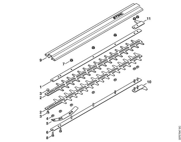 Anbauwerkzeuge HL 135Â° HL Messer der Marke Stihl