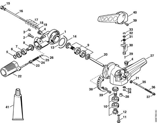 Anbauwerkzeuge HL 135Â° Winkelgetriebe 135Â° einstellbar der Marke Stihl